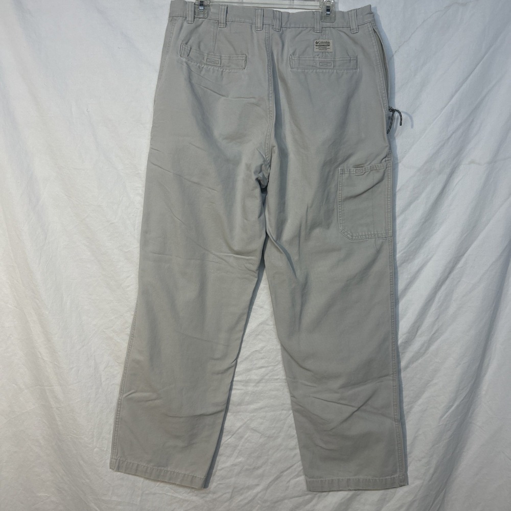 COLUMBIA SPORTWEAR mens cargo Active Outdoor American  pants Cotton Beige  36x31